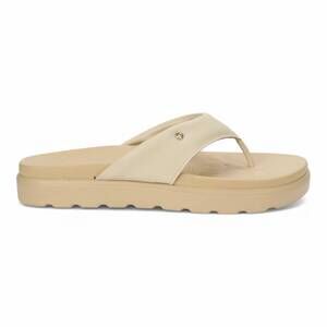 NEW LOVE RIO women's leblon seaside thong sandal in cream